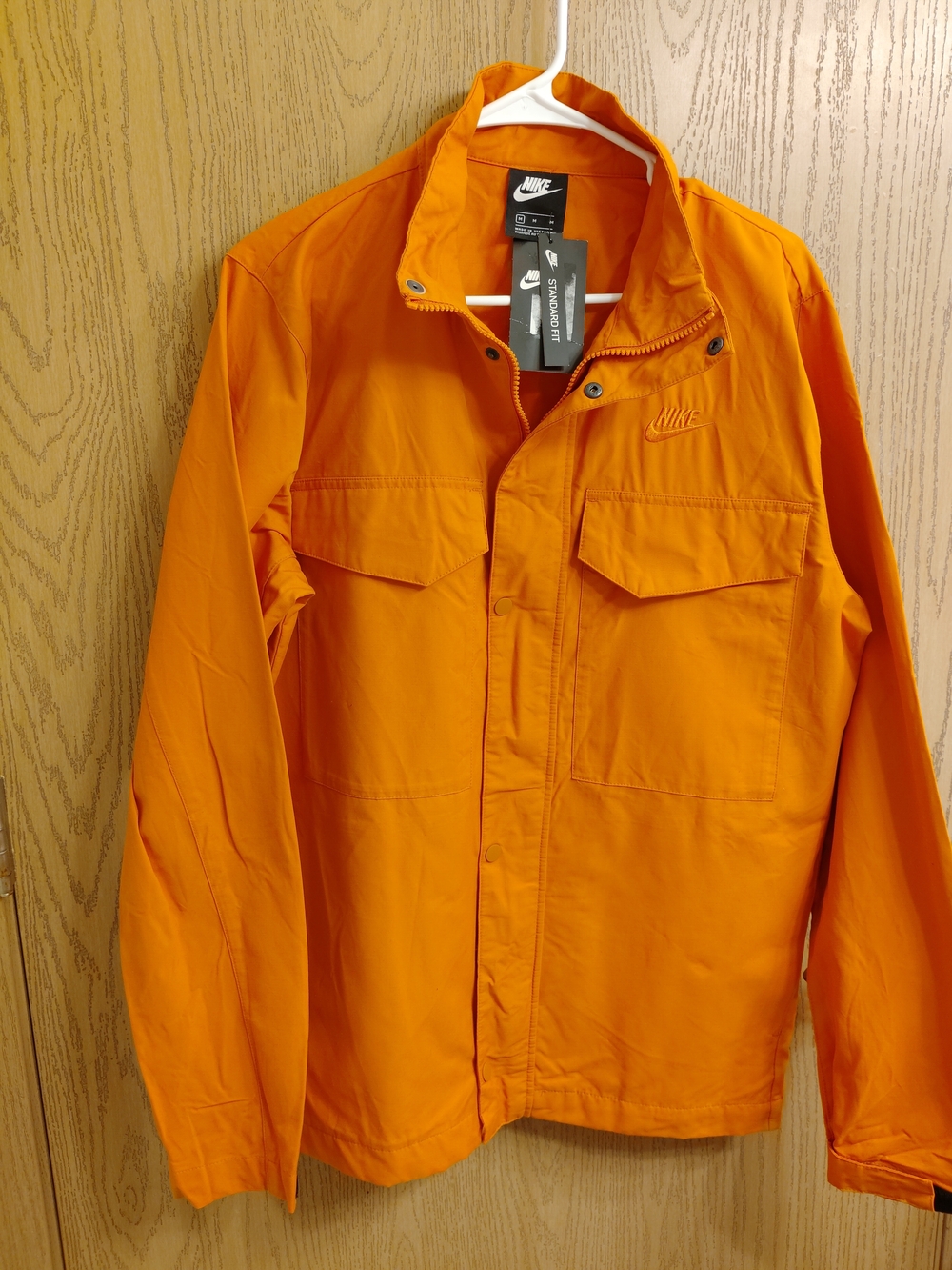 Nike Men's Orange Lightweight Jacket